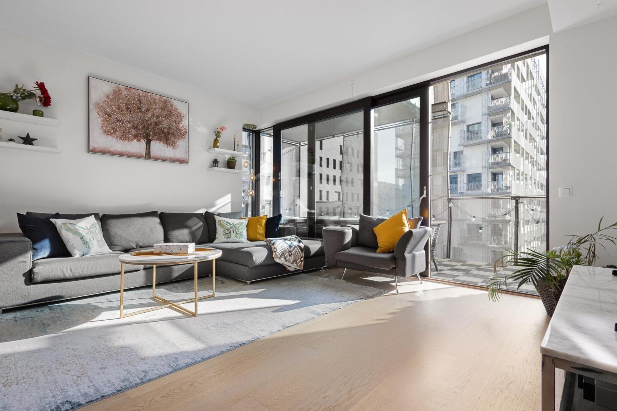 Spacious Modern 2Br Apartment At Central Oslo Barcode 외부 사진
