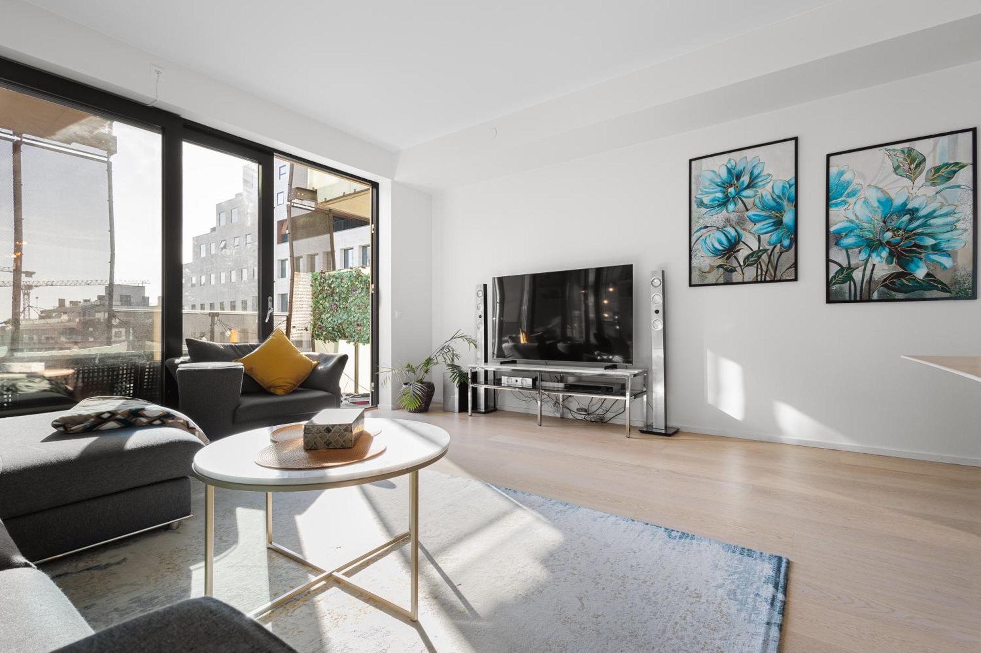 Spacious Modern 2Br Apartment At Central Oslo Barcode 외부 사진