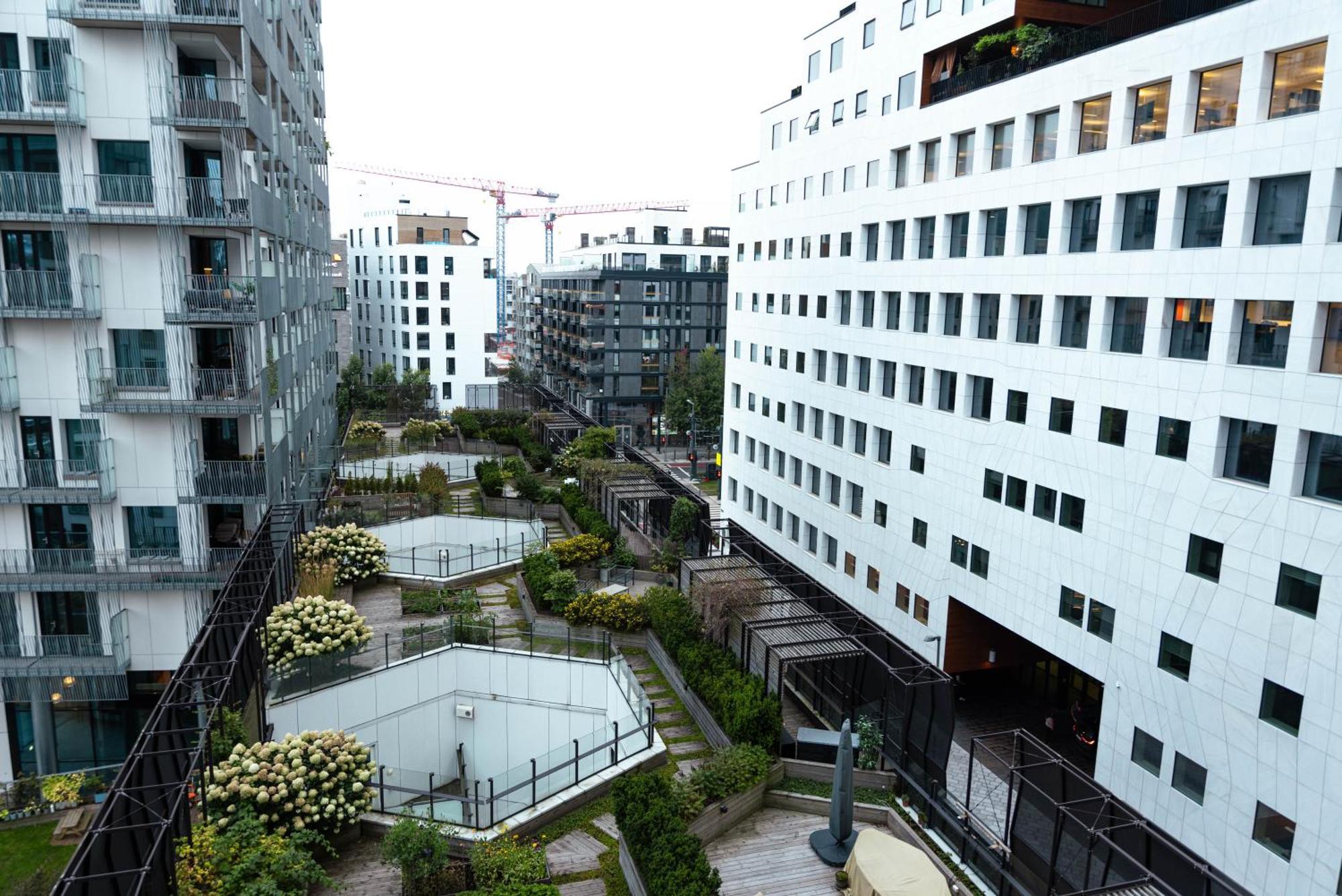 Spacious Modern 2Br Apartment At Central Oslo Barcode 외부 사진